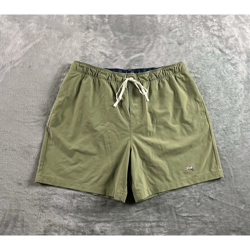 Tracksmith Shorts Men XL Green Lined 5.5" Inseam Running Athletic Drawstring